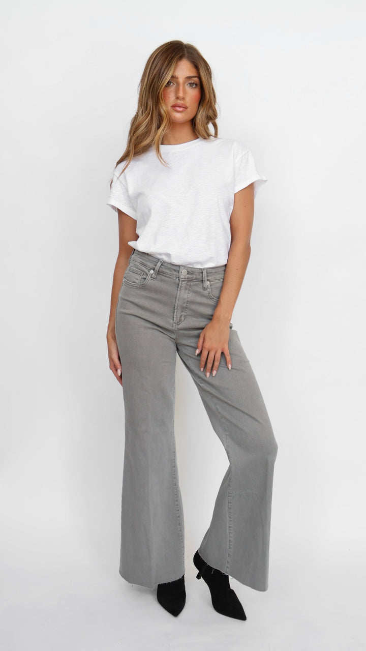 Dear John Denim Fiona Wide Leg Jeans Graphite