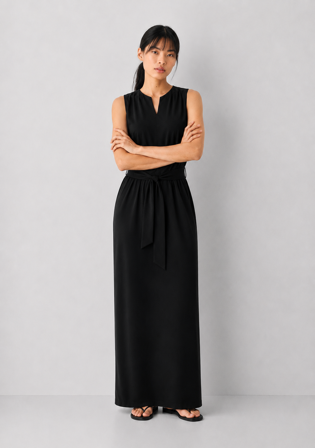Charlotte Belted Maxi Dress
