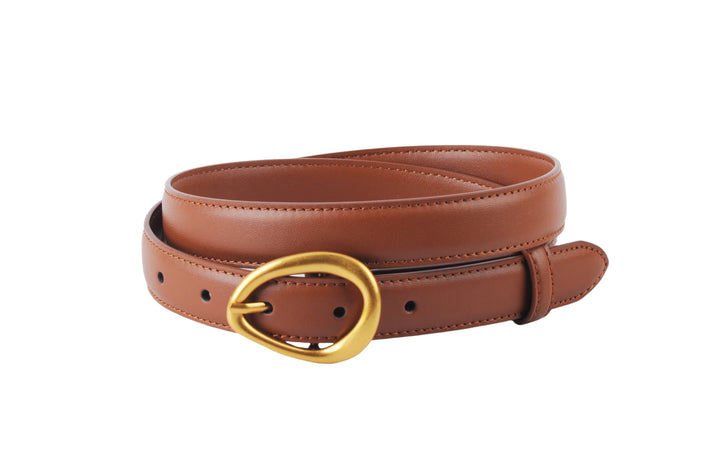 Legendary Solid Brass Leather Belt