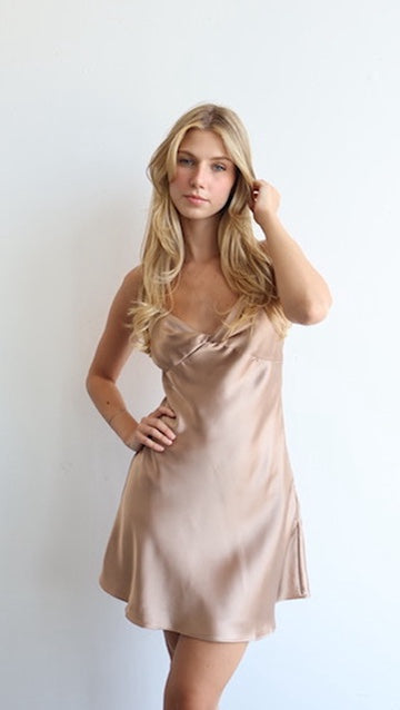 Satin Day to Night Dress