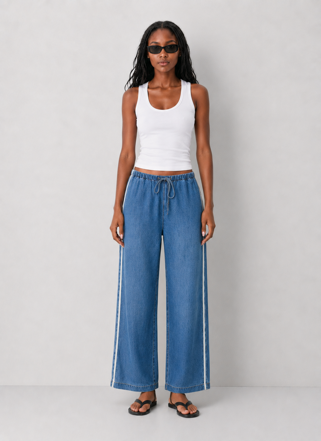 Z Supply Petite Sidelines Denim Track Pant – Reign Boutique