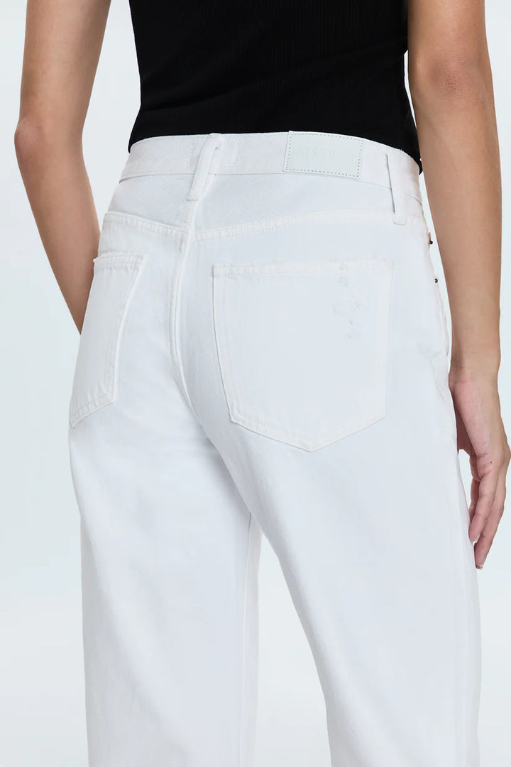 Pistola Lexi Mid Rise Bowed Straight Leg