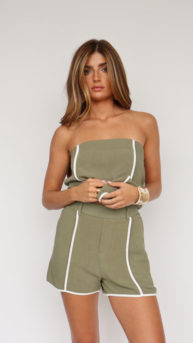 Barcelona Tube Top Large / Green / MN3779