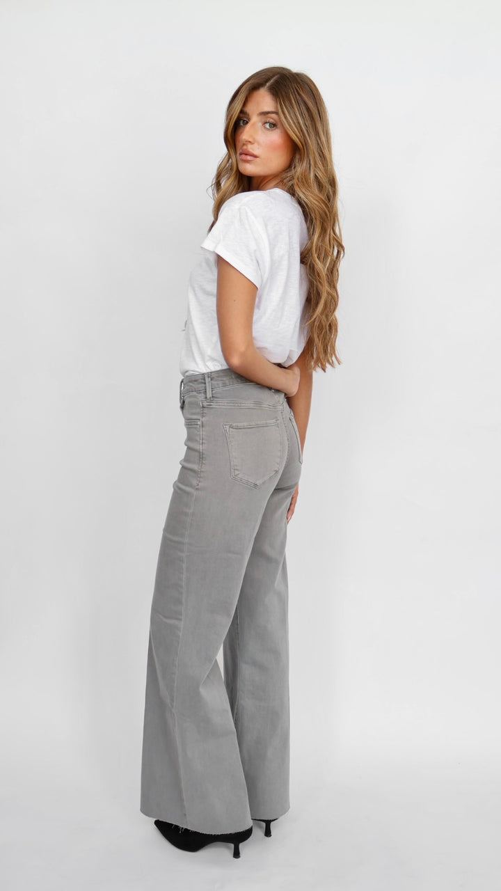 Dear John Denim Fiona Wide Leg Jeans Graphite