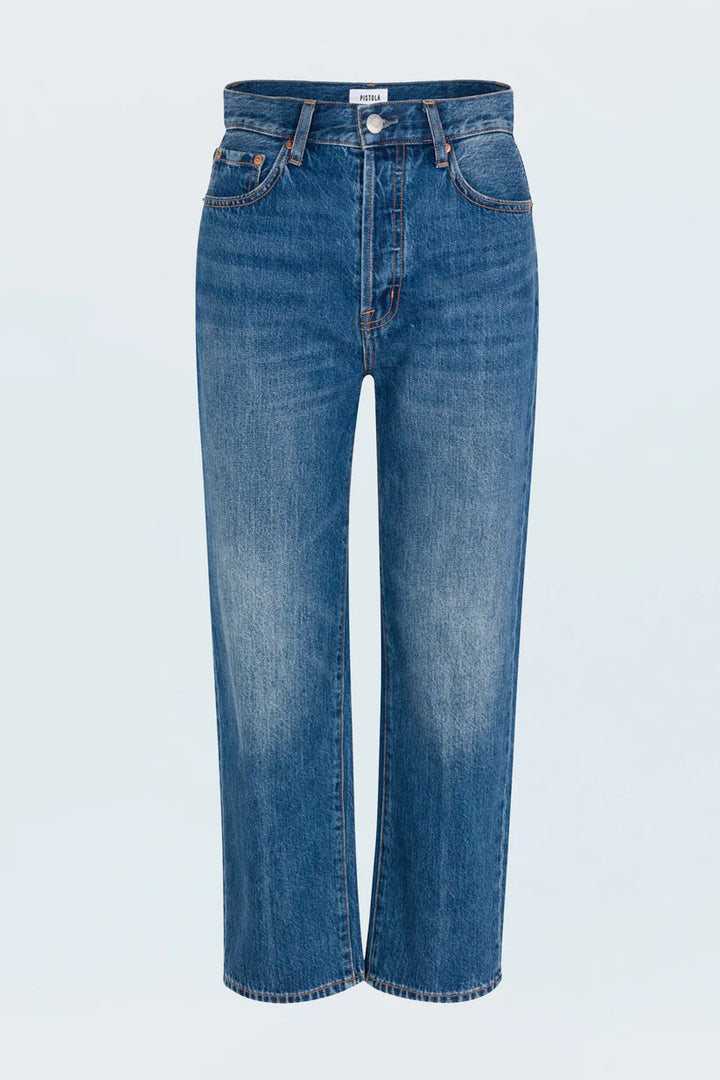 Pistola Cassie Crop Super High Rise Straight Jeans - Fairview