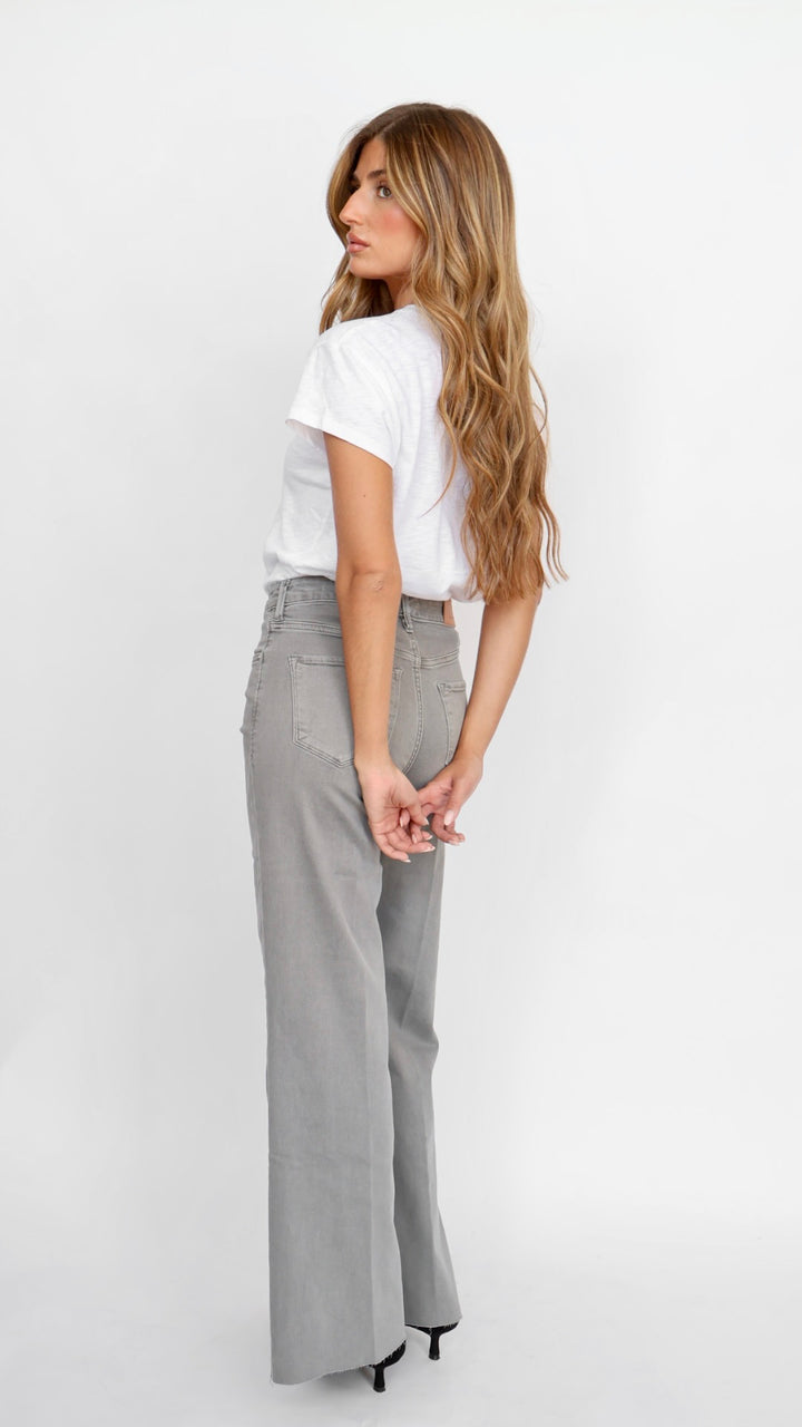 Dear John Denim Fiona Wide Leg Jeans Graphite