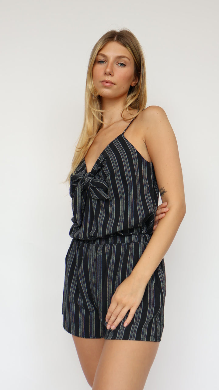 Breezy Bow Front Stripe Tank