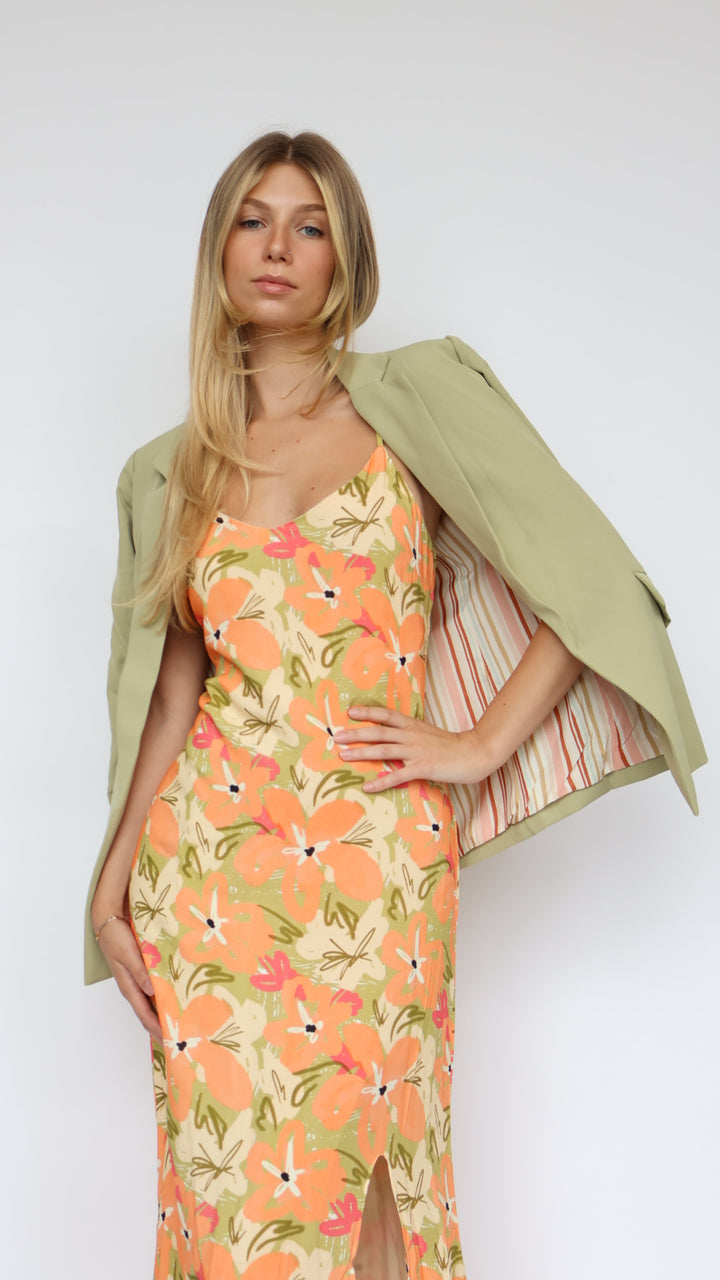 Floral Whisper Midi Dress