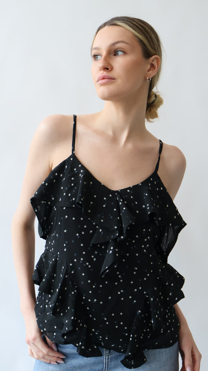 Ruffle Cami Tank Top