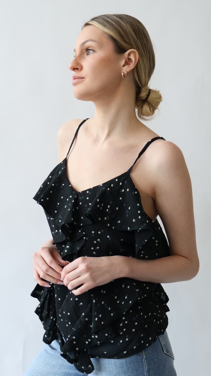 Ruffle Cami Tank Top