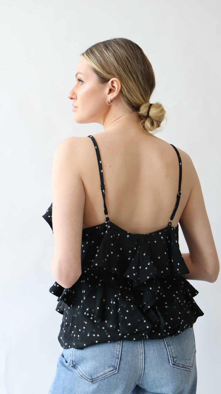 Ruffle Cami Tank Top