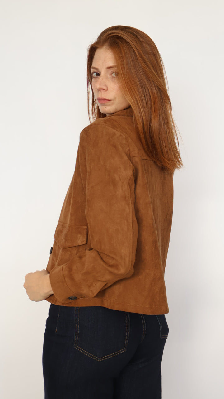 Vegan Suede Jacket