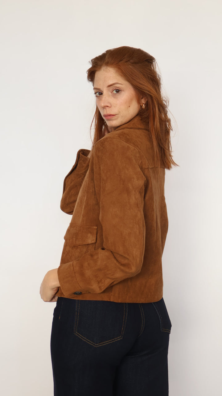 Vegan Suede Jacket