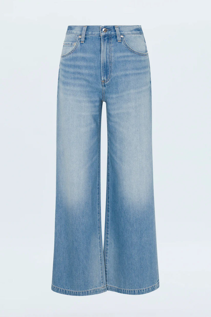 Pistola Jadyn Low Slung Ridged Palazzo Jeans
