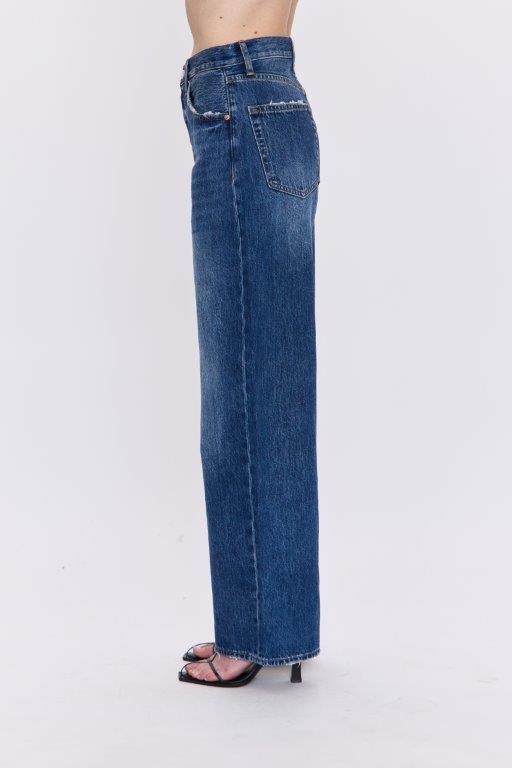 Pistola Tate High Rise Bowed Wide Leg - Fulton