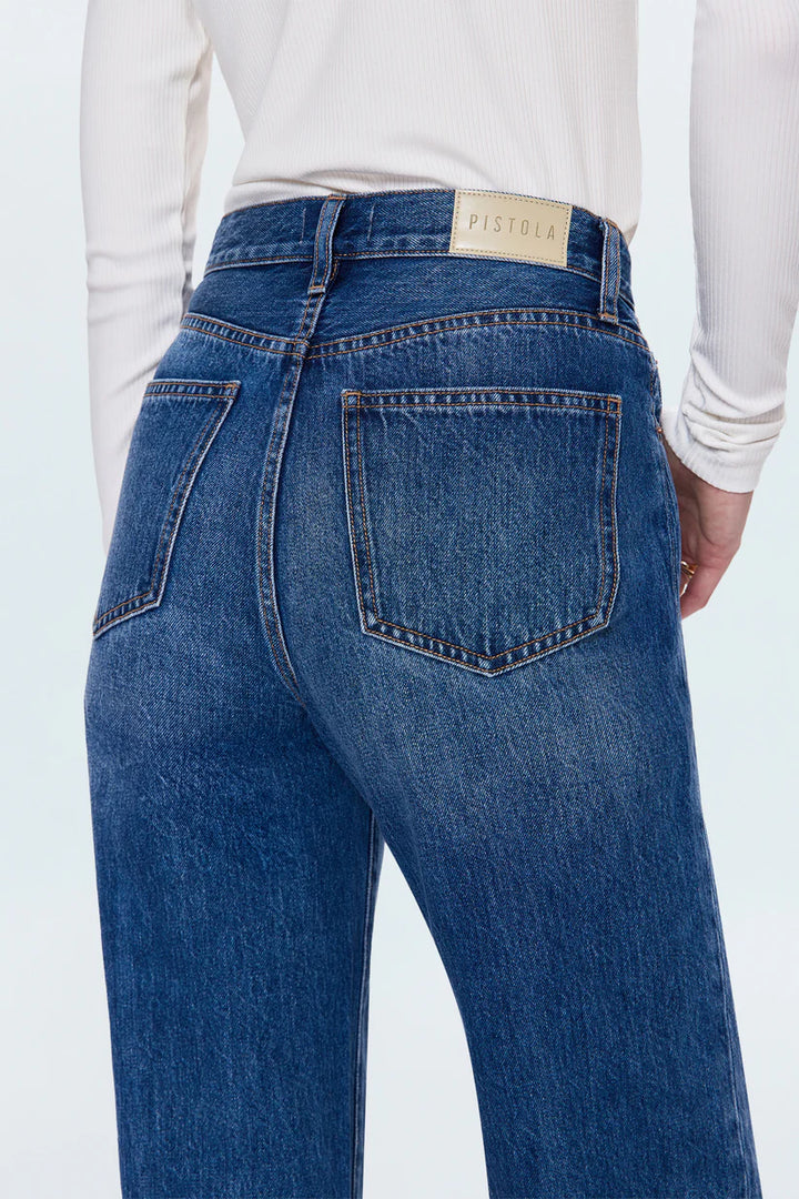 Pistola Cassie Crop Super High Rise Straight Jeans - Fairview