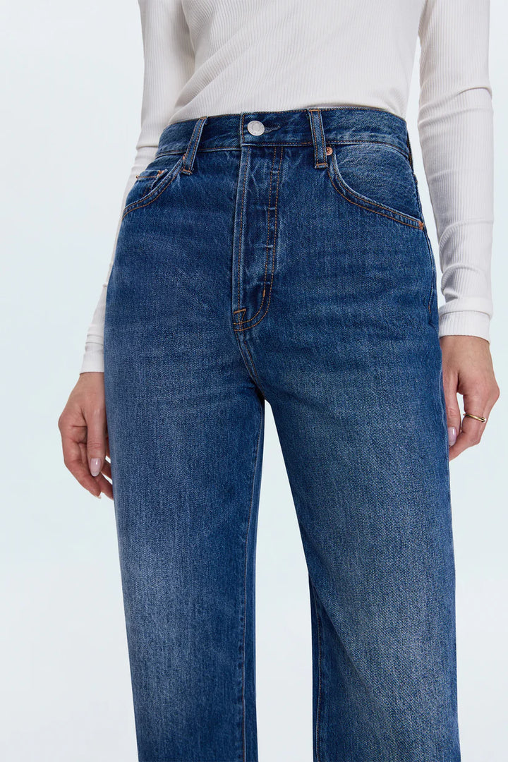 Pistola Cassie Crop Super High Rise Straight Jeans - Fairview