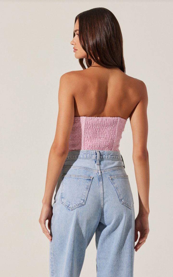 ASTR Indie Strapless Bustier Top