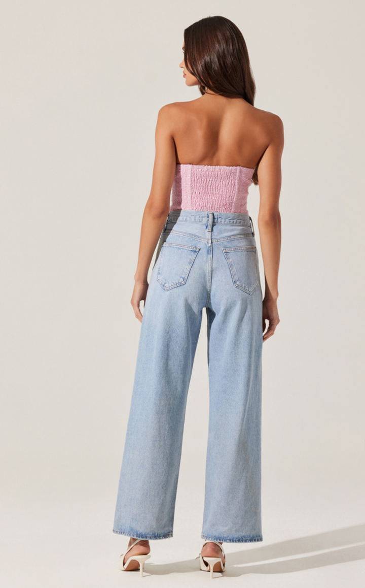 ASTR Indie Strapless Bustier Top