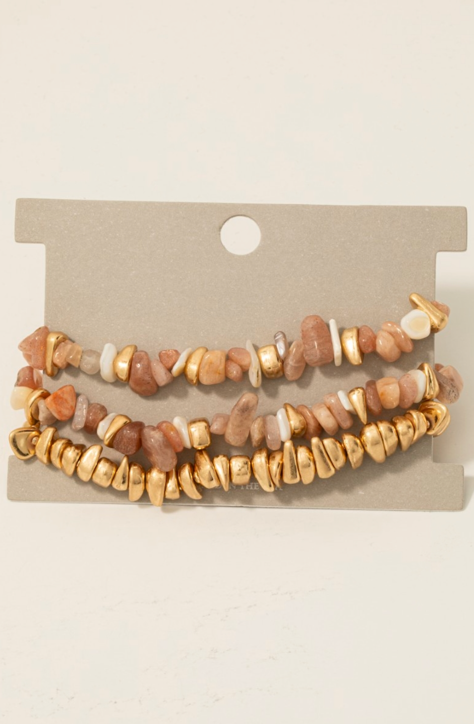 Semi Precious Stone Bracelet Set