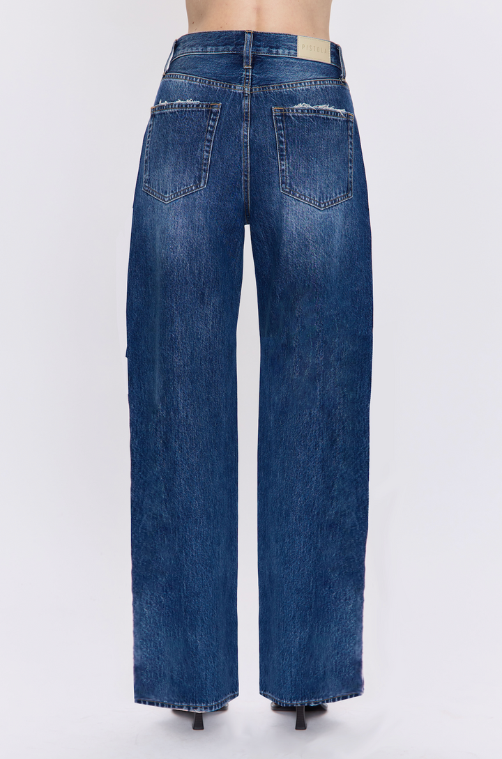 Pistola Tate High Rise Bowed Wide Leg - Fulton