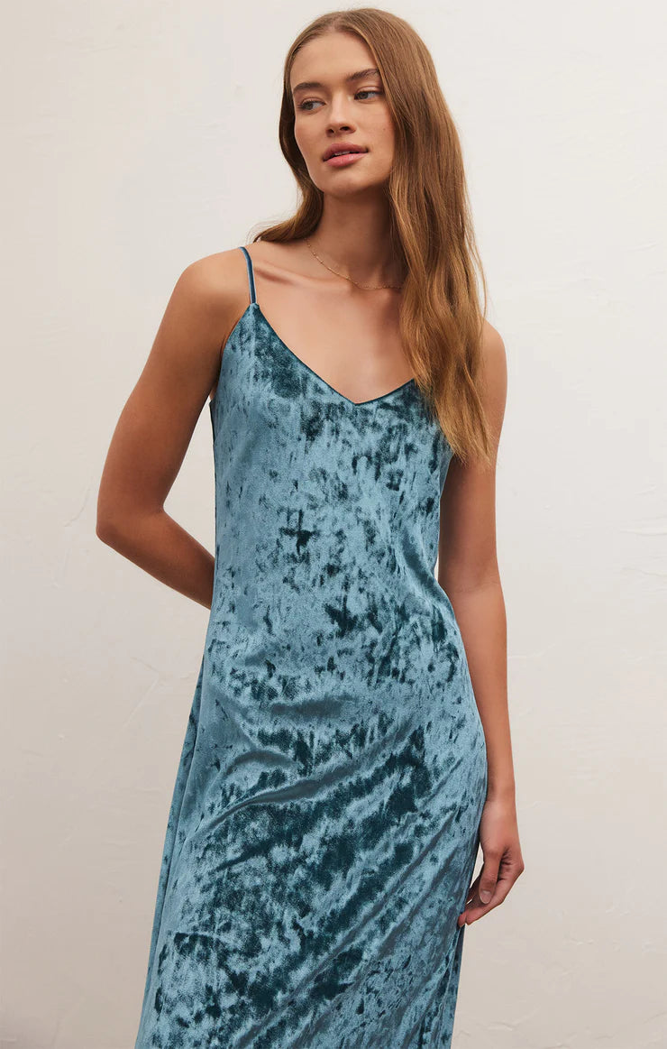 Selina Crushed Velvet Dress – Reign Boutique