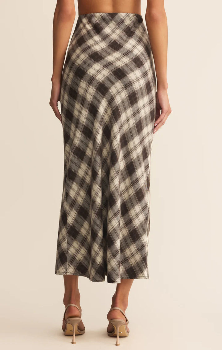 Z Supply Europa Plaid Maxi Skirt