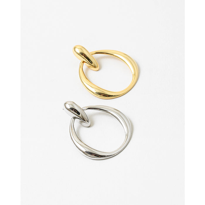 Serena Gold Statement Earring