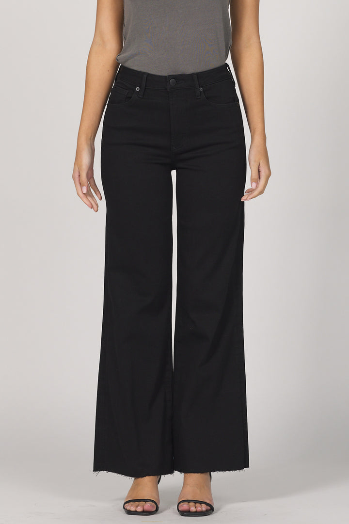 Dear John Denim Fiona Wide Leg Jeans Black Arrow
