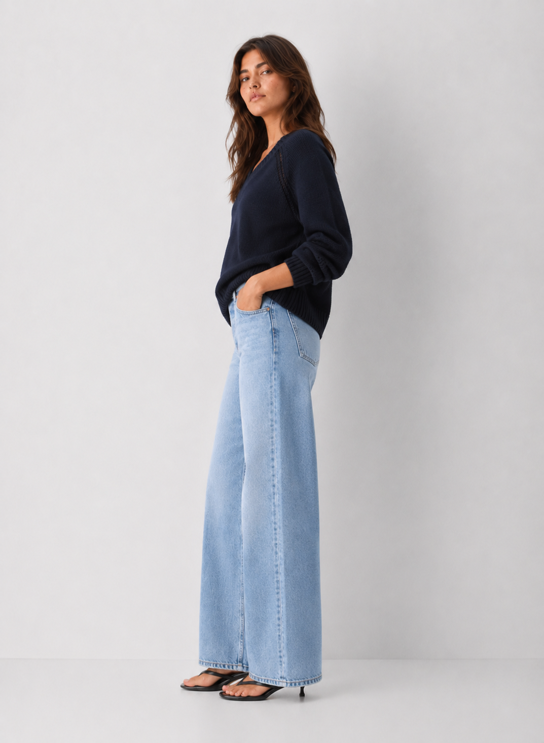 Z Supply Cotton Stratton V-Neck Sweater