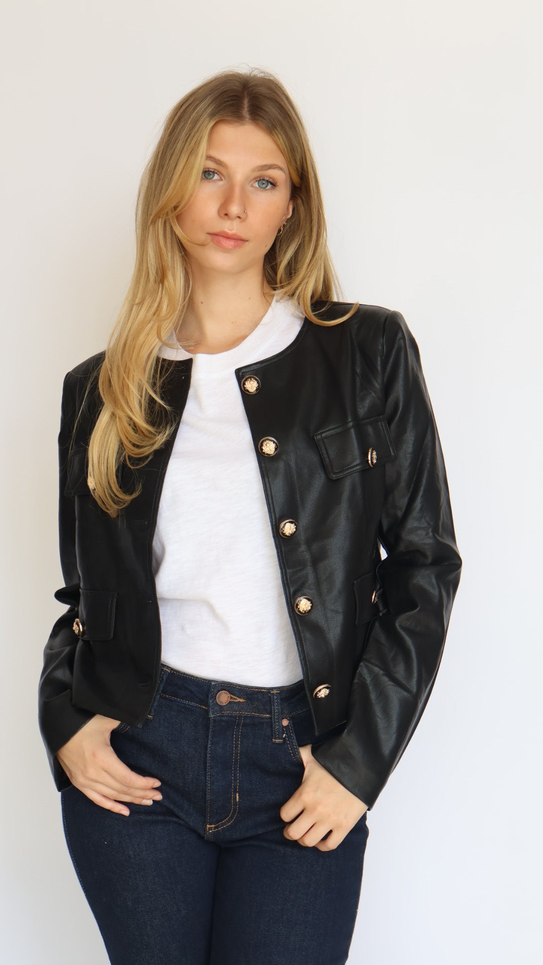 Vegan Leather Jacket