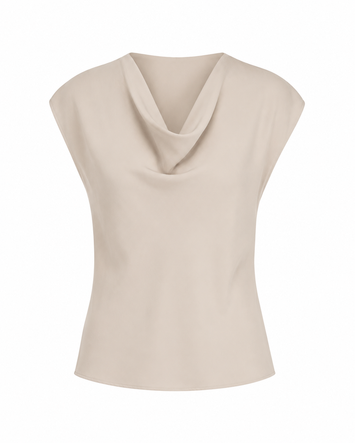 Cowl Neck Dolman Sleeve Top