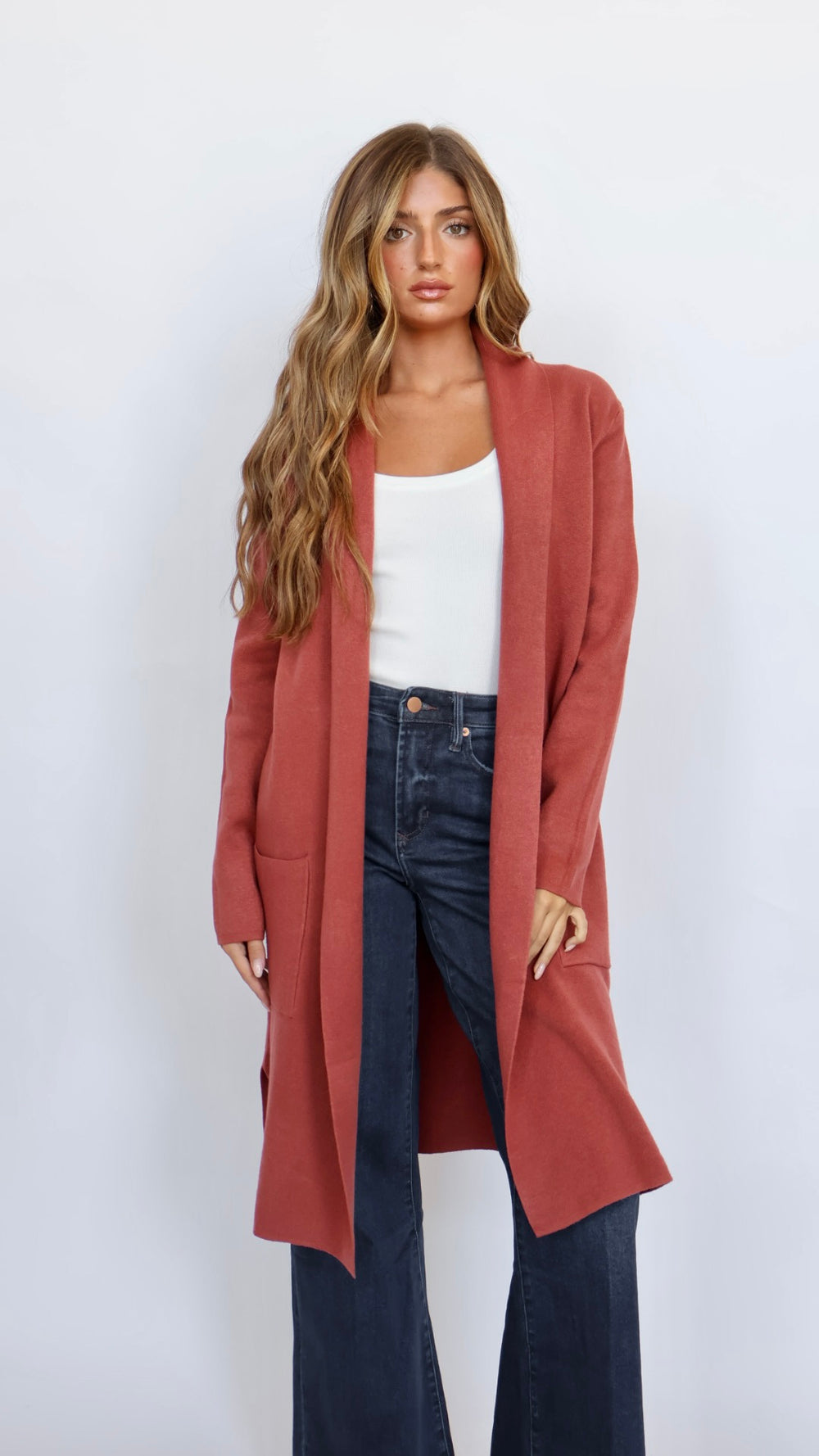 Pinch Classic Open Front Coat Cardigan