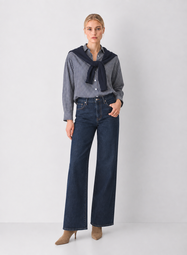 Elan Open Back Button Down