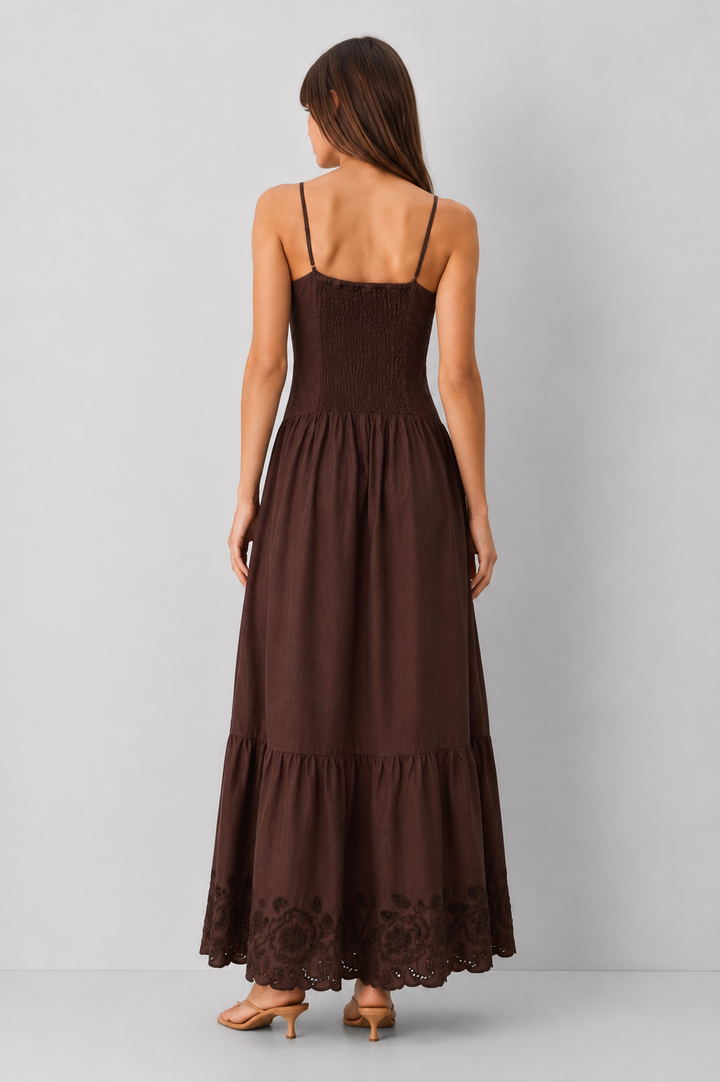 Z Supply Esti Embroidered Maxi Dress