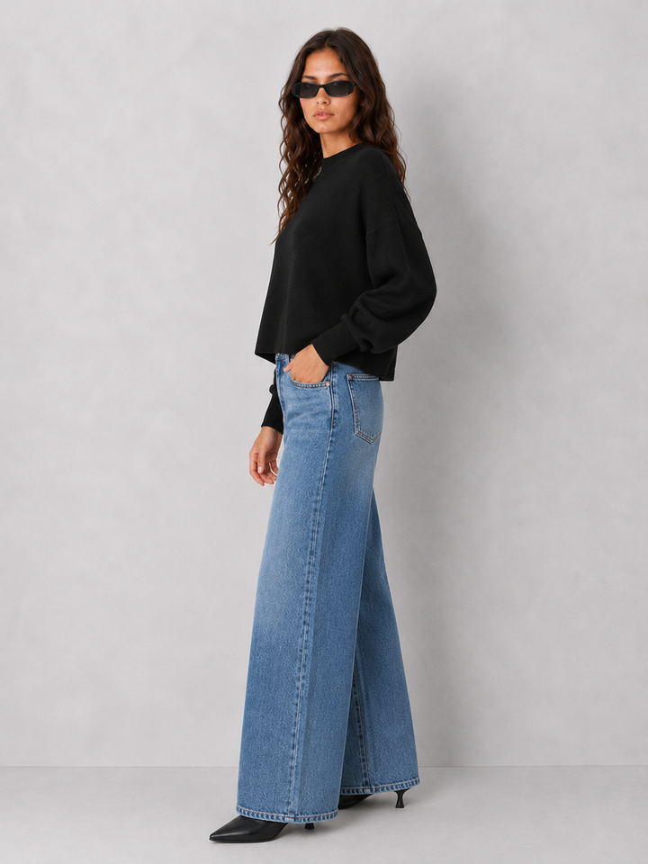 Dolman Sleeve Sweater Top