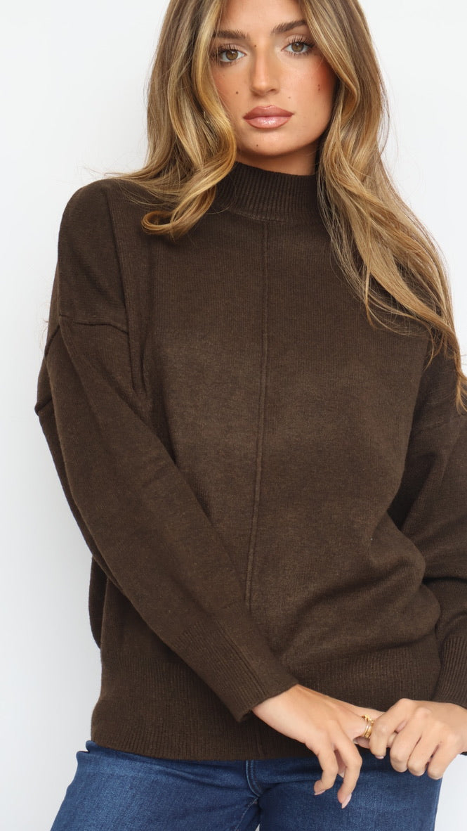 Heritage Mock Neck Sweater