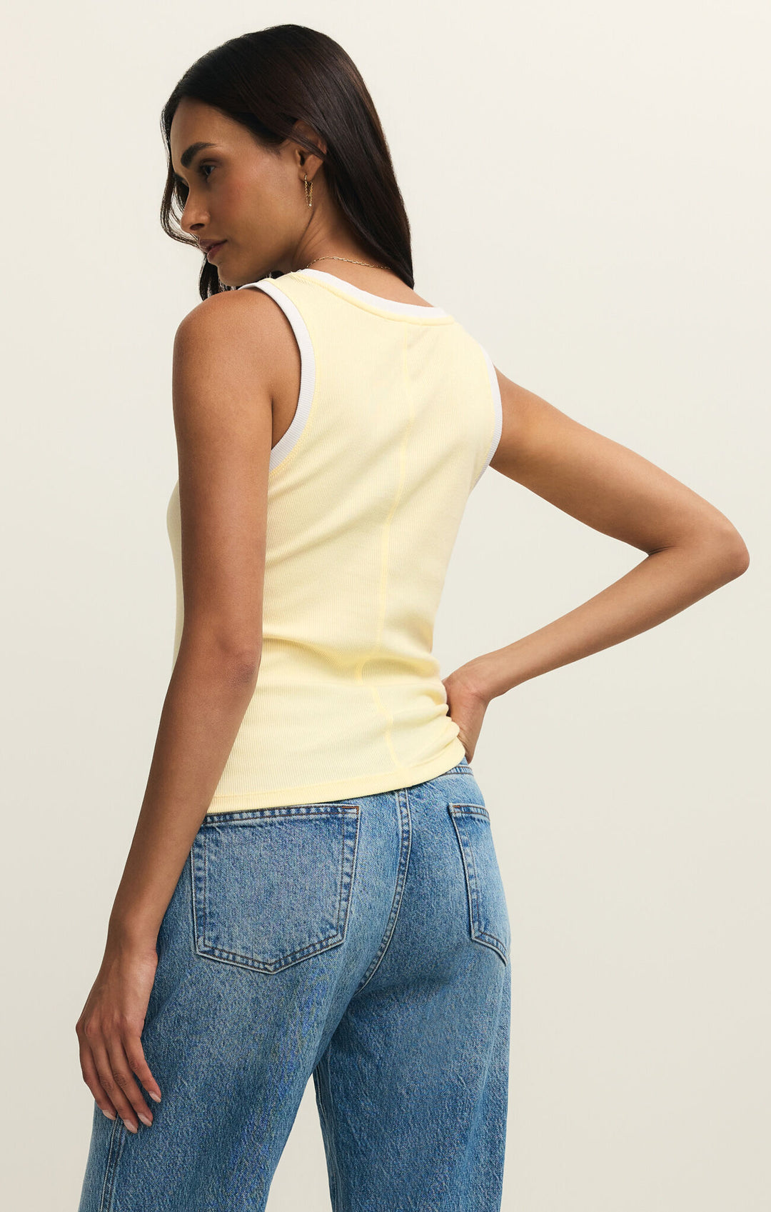 Z Supply Sirena Colorblocked Rib Tank