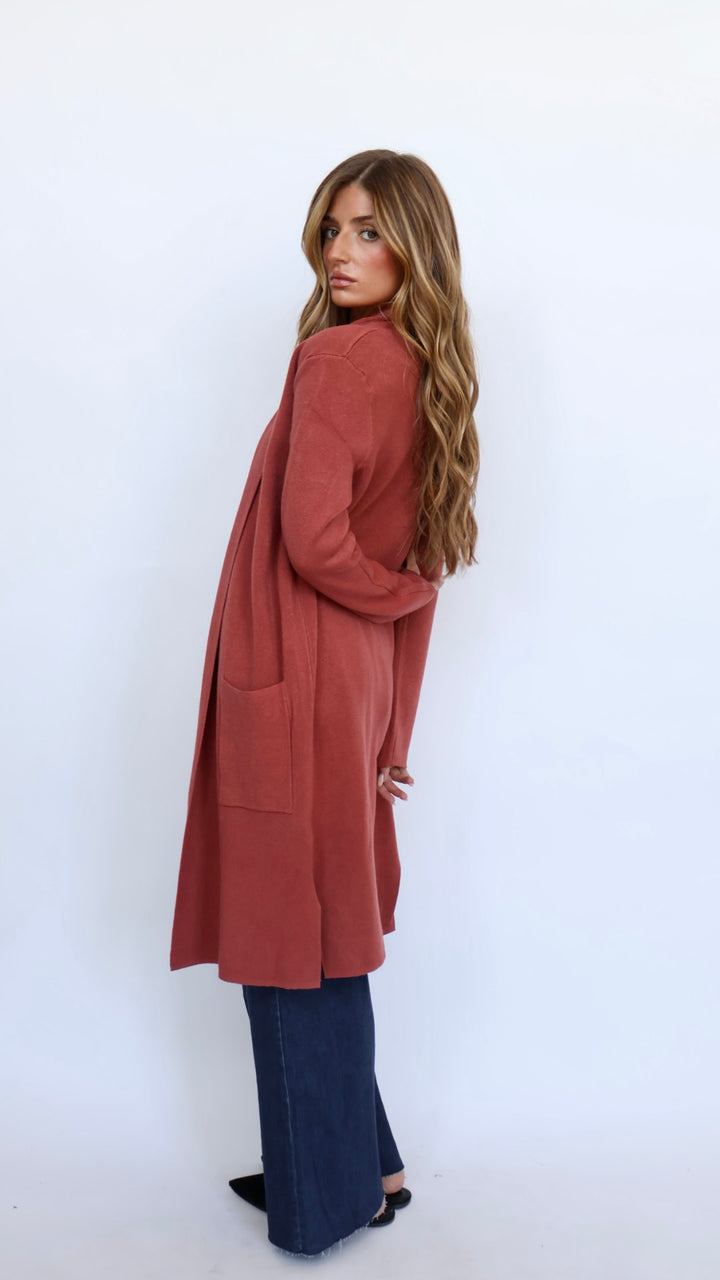 Pinch Classic Open Front Coat Cardigan