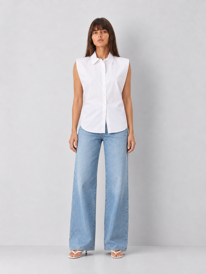 Habitual Tie Back Sleeveless Shirt