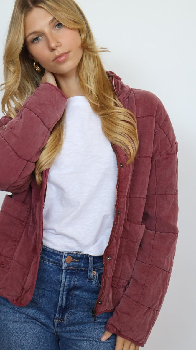 Thread & Supply Brina Quilted Puffer Jacket