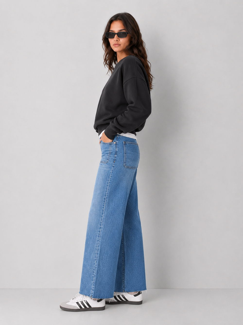 Eloise High Rise Crop Wide Leg