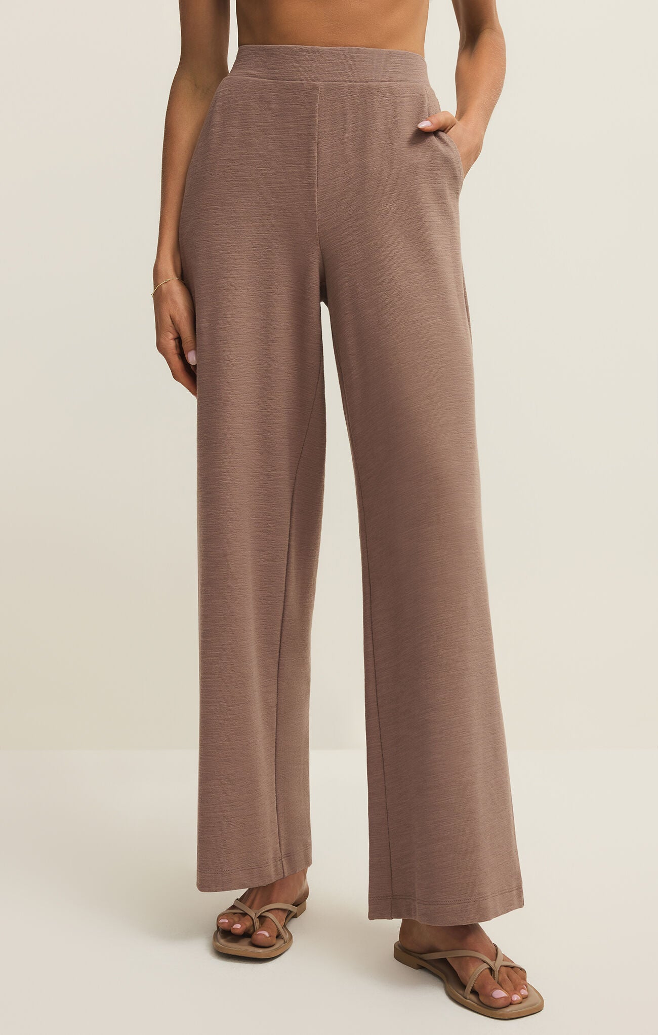 Z Supply Andre Wide Leg Pant | High-Rise Relaxed Pant | Reign