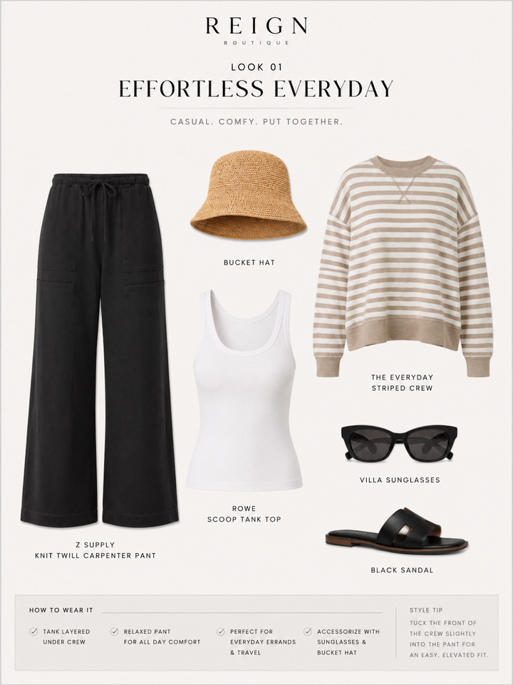 Click through the 15 style board outfit options