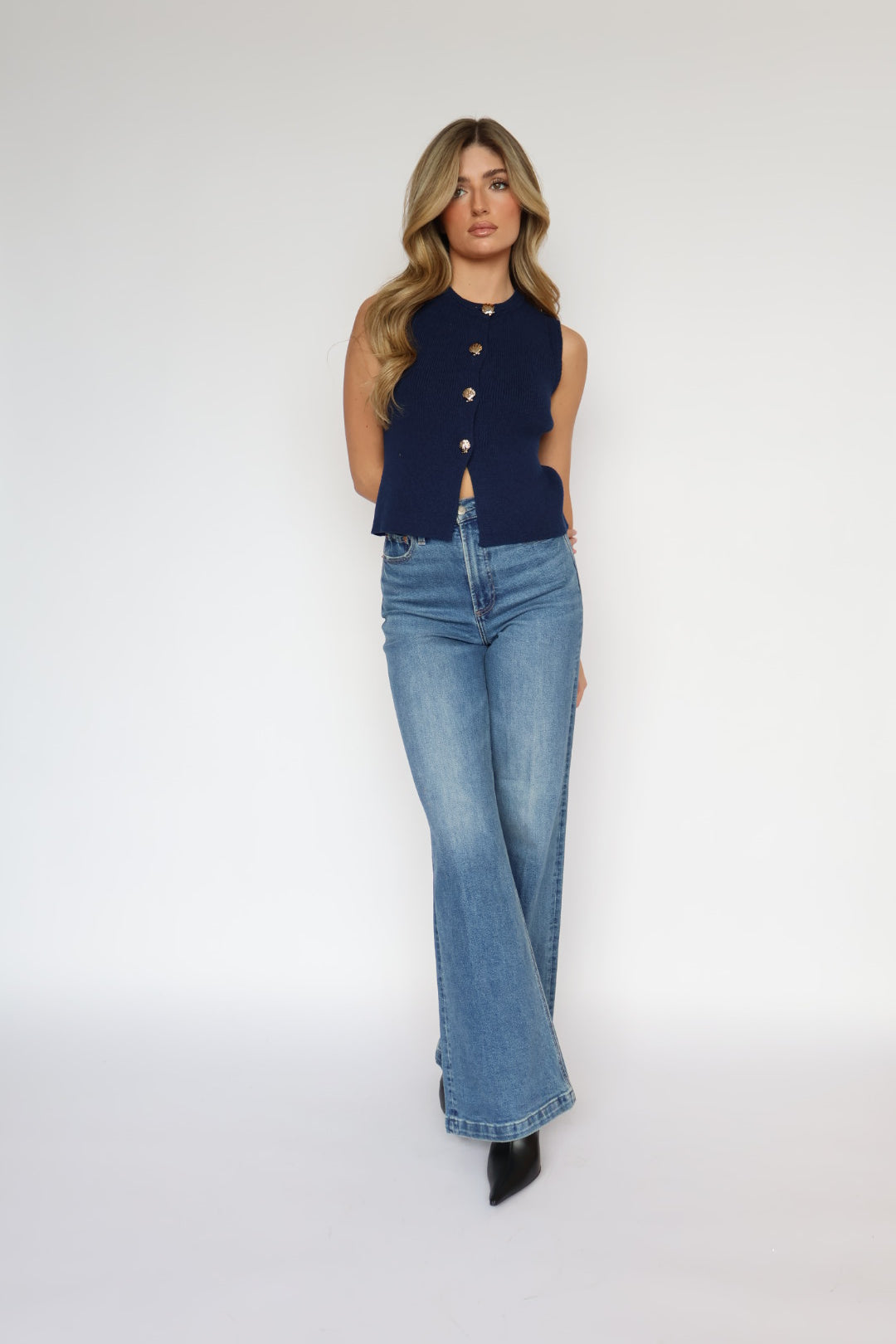 Sleeveless Sweater Vest