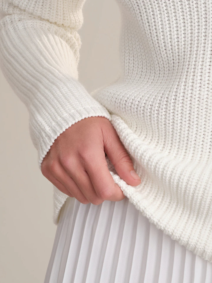 Jane Crewneck Cotton Sweater