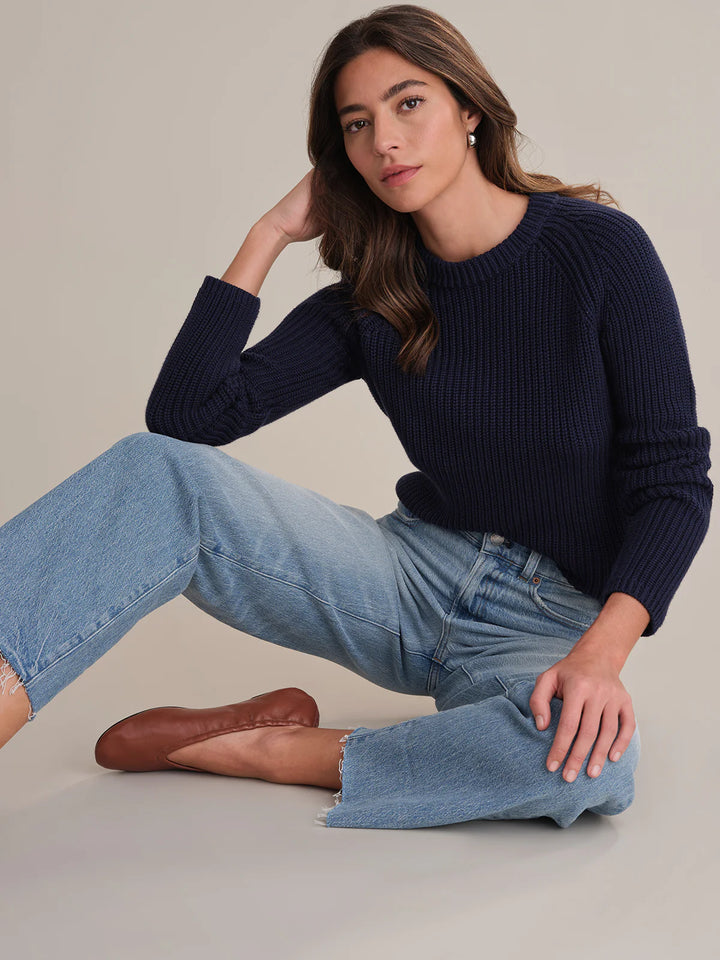 Jane Crewneck Cotton Sweater