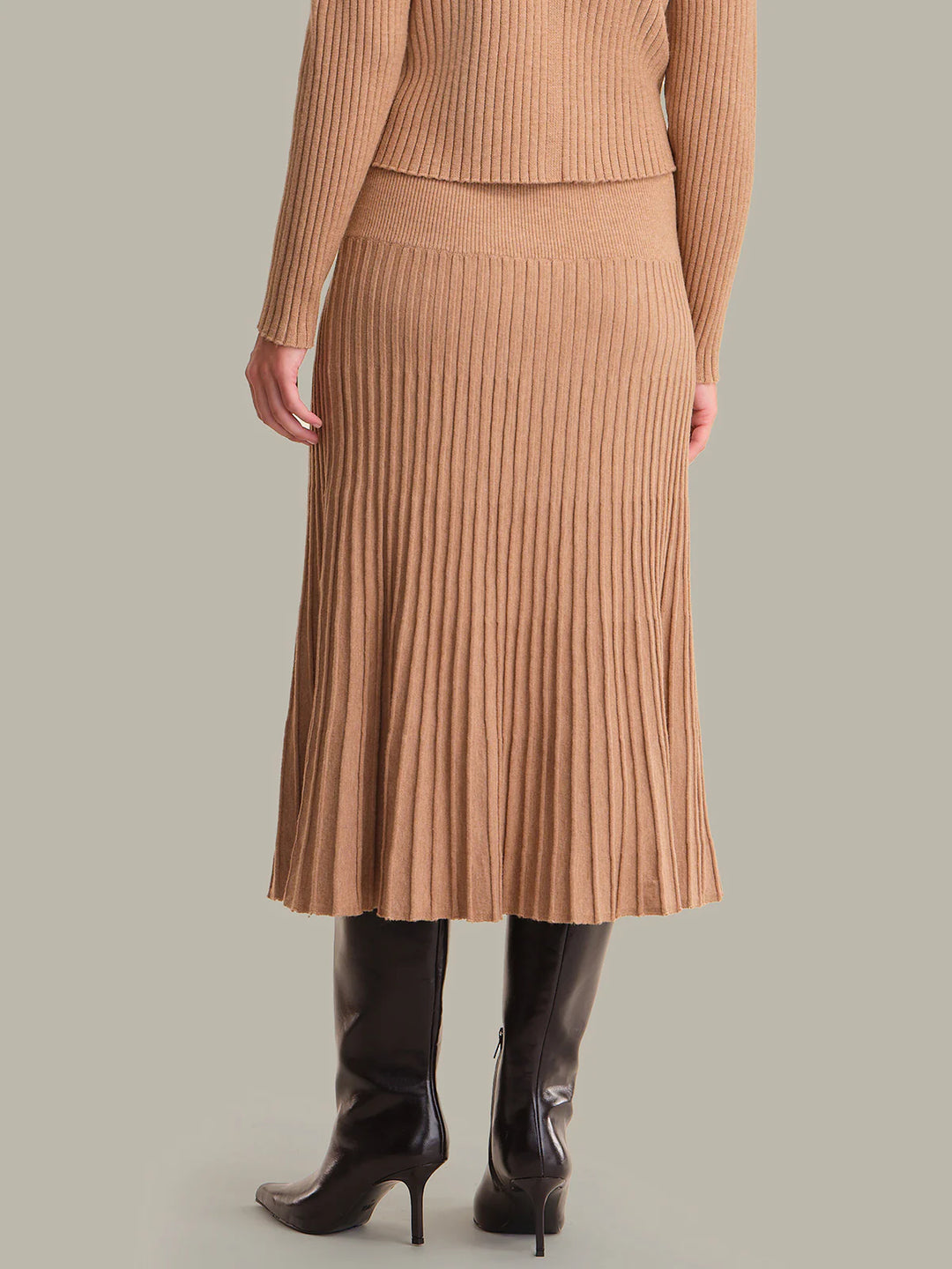 525 America Rory Pleated Midi Skirt