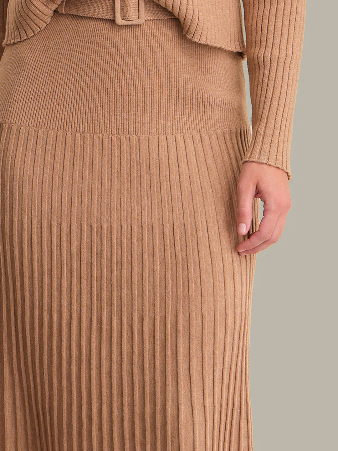 525 America Rory Pleated Midi Skirt