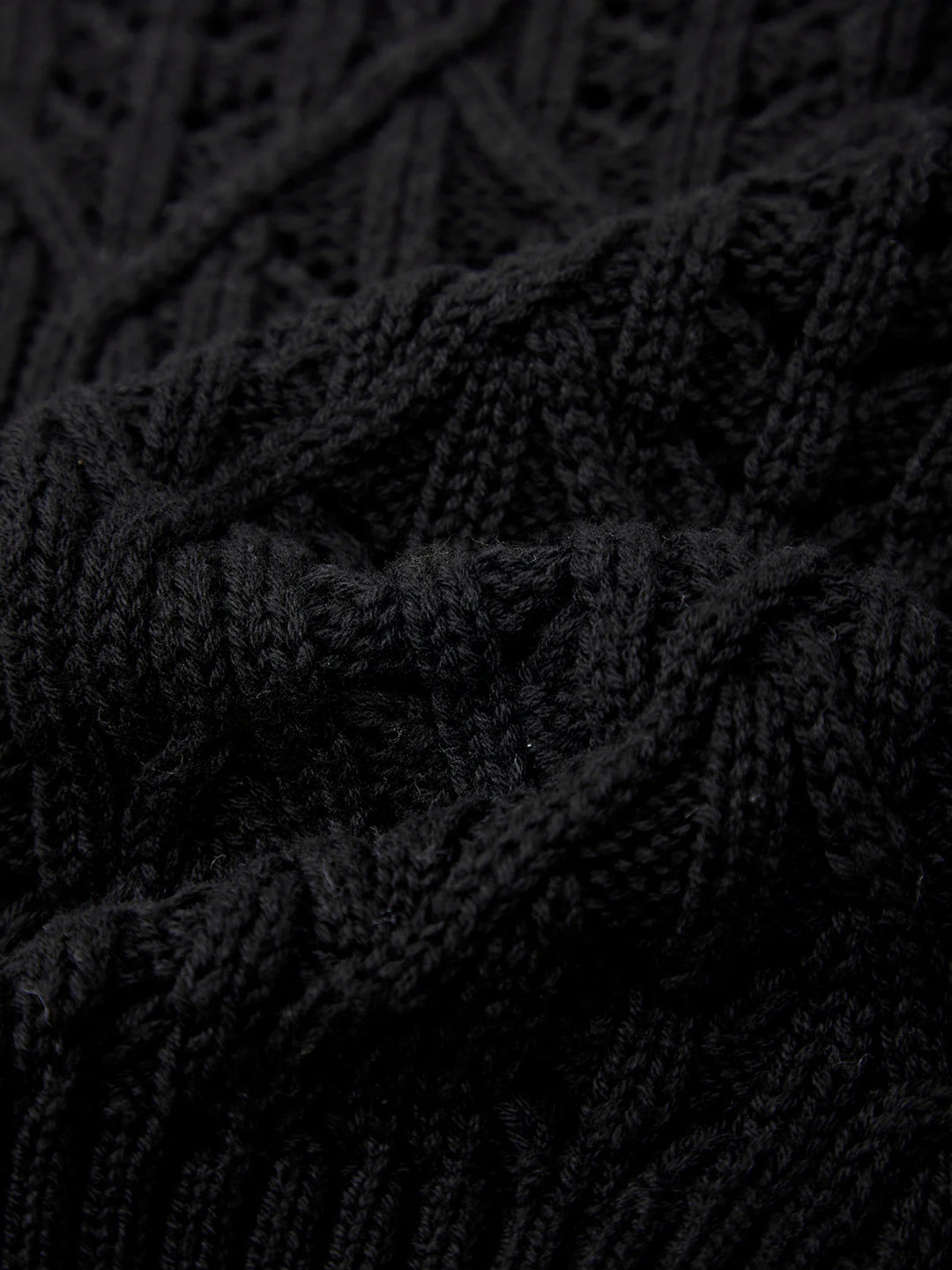 525 America Colby Cotton Cropped Cable Knit Cardigan
